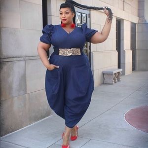 She’s Comfy Denim Jumpsuit